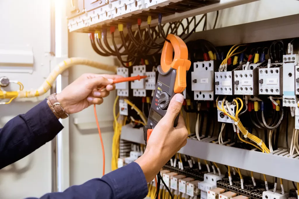 Engineer Working Mobile