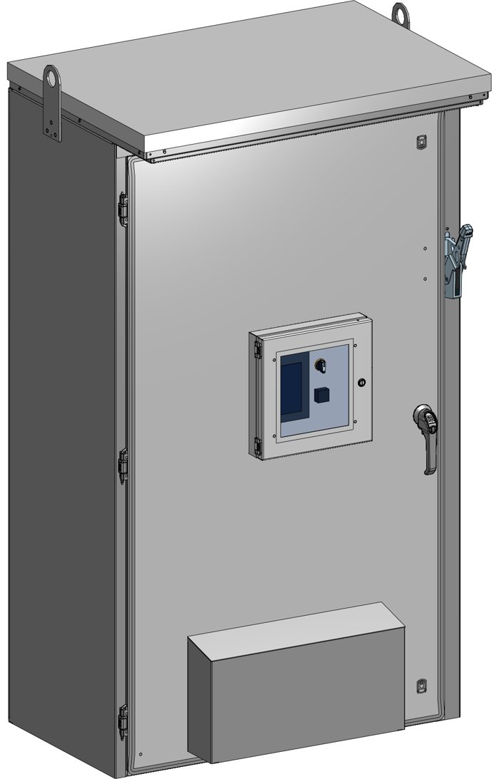 G210X Pump & Fan Drive Package enclosure, concept render