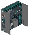 Rack panel assembly, isometric view
