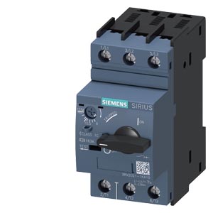 SIRIUS 3RV2 Motor Protection Circuit Breaker, Size S0, 9-12.5A, 3-Pole, Screw Terminal