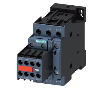 Siemens SIRIUS 3RT2 Power Contactor, S0, 32 A, 15 kW, 24 V DC Coil, 2NO+2NC Aux, Screw