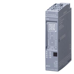 [6ES7132-6BF01-0BA0] SIMATIC ET 200SP Digital Output Module, DQ 8x 24VDC/0.5A, ST, BU Type A0
